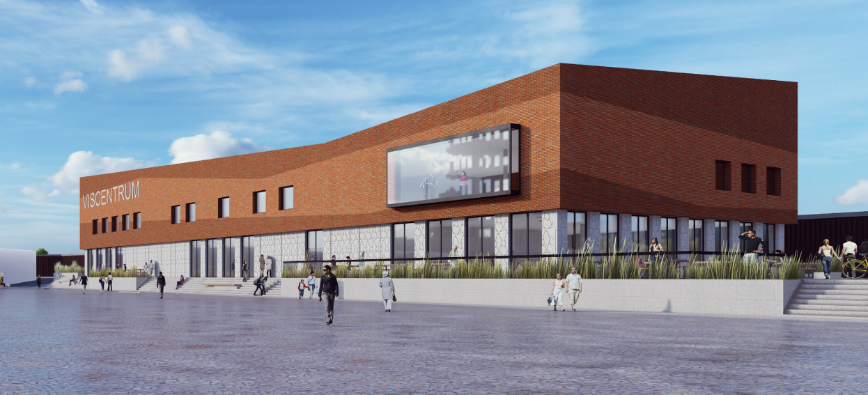 Artist Impression Viscentrum Havengebied Breskens
